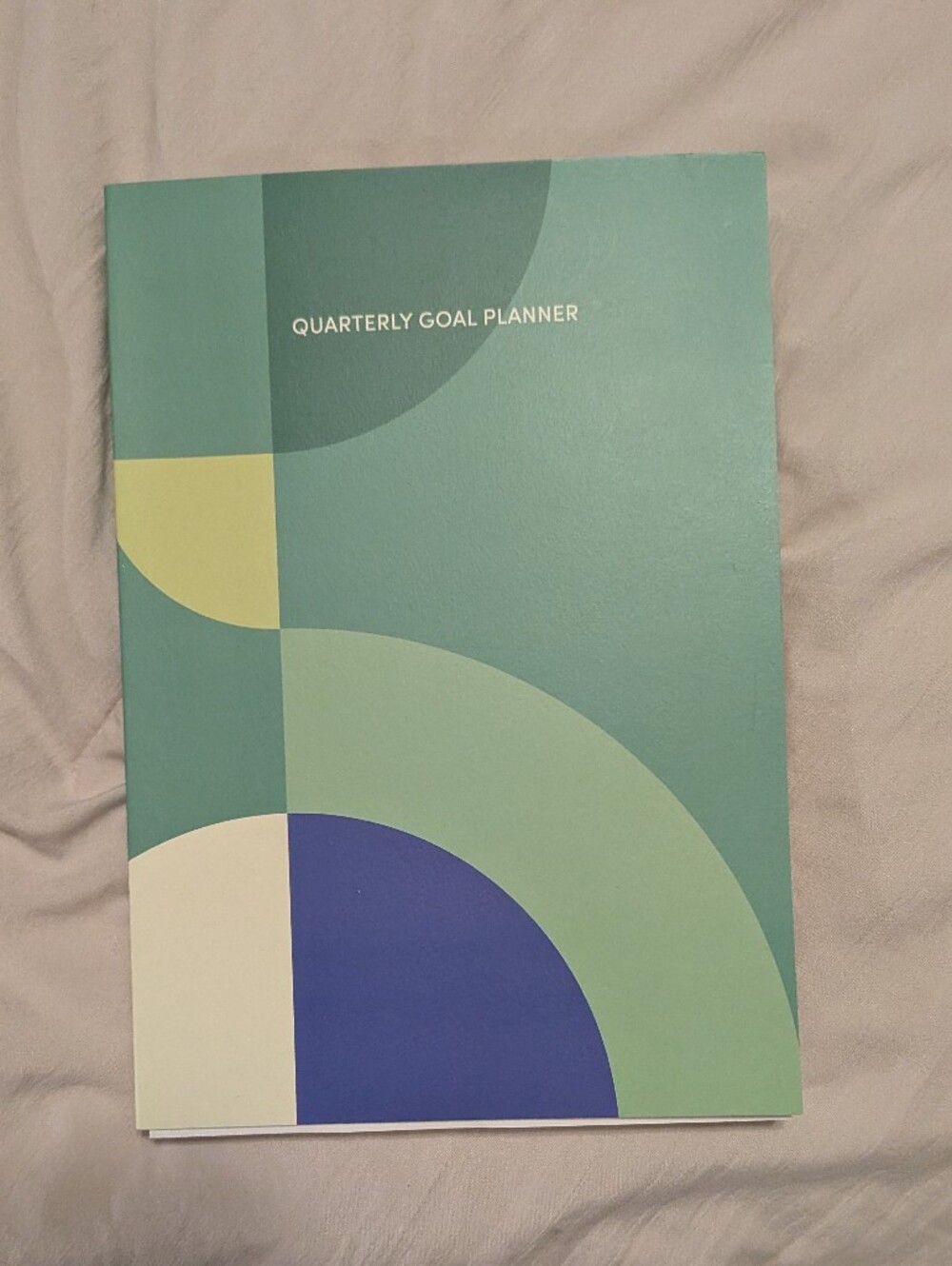 Poketo Quarterly Goal Planner - NEW Green Teal Cover